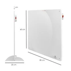 Kesser® Infrarotheizung Infrarot Wandheizung Heizung Heizkörper Heizpaneel 425-550W -Kessler-Shop 8600364700 18654 prod 006