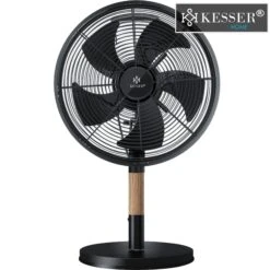 KESSER® – Tischventilator Metall - Holz Leise Mit 3 Geschwindigkeitsstufen - 80° Oszillation - Neigungswinkel 25° - Modernes Design | Mittelsäule Aus Holz 8 KESSER® – Tischventilator Metall - Holz Leise Mit 3 Geschwindigkeitsstufen - 80° Oszillation - Neigungswinkel 25° - Modernes Design | Mittelsäule Aus Holz -Kessler-Shop 8600364700 20172 prod 003