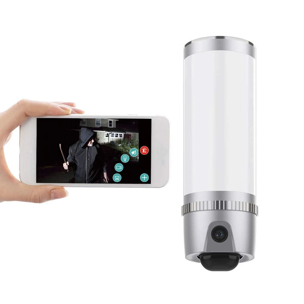 LUVISION Smarte LED Flutlicht Lampe Mit Überwachungskamera Außen Leuchte Flutlichtkamera Außenkamera Cloud 1 LUVISION Smarte LED Flutlicht Lampe Mit Überwachungskamera Außen Leuchte Flutlichtkamera Außenkamera Cloud