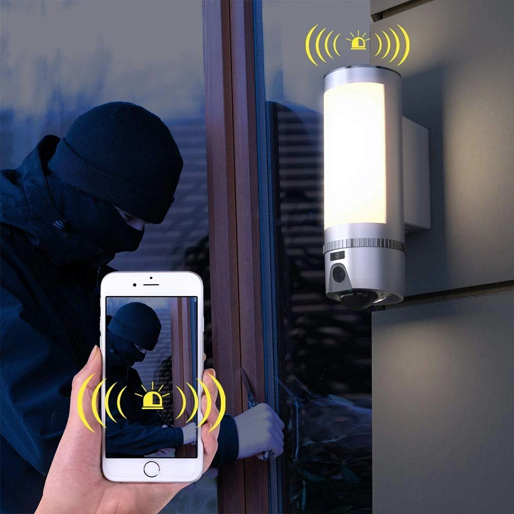 LUVISION Smarte LED Flutlicht Lampe Mit Überwachungskamera Außen Leuchte Flutlichtkamera Außenkamera Cloud 4 LUVISION Smarte LED Flutlicht Lampe Mit Überwachungskamera Außen Leuchte Flutlichtkamera Außenkamera Cloud – Bild 4