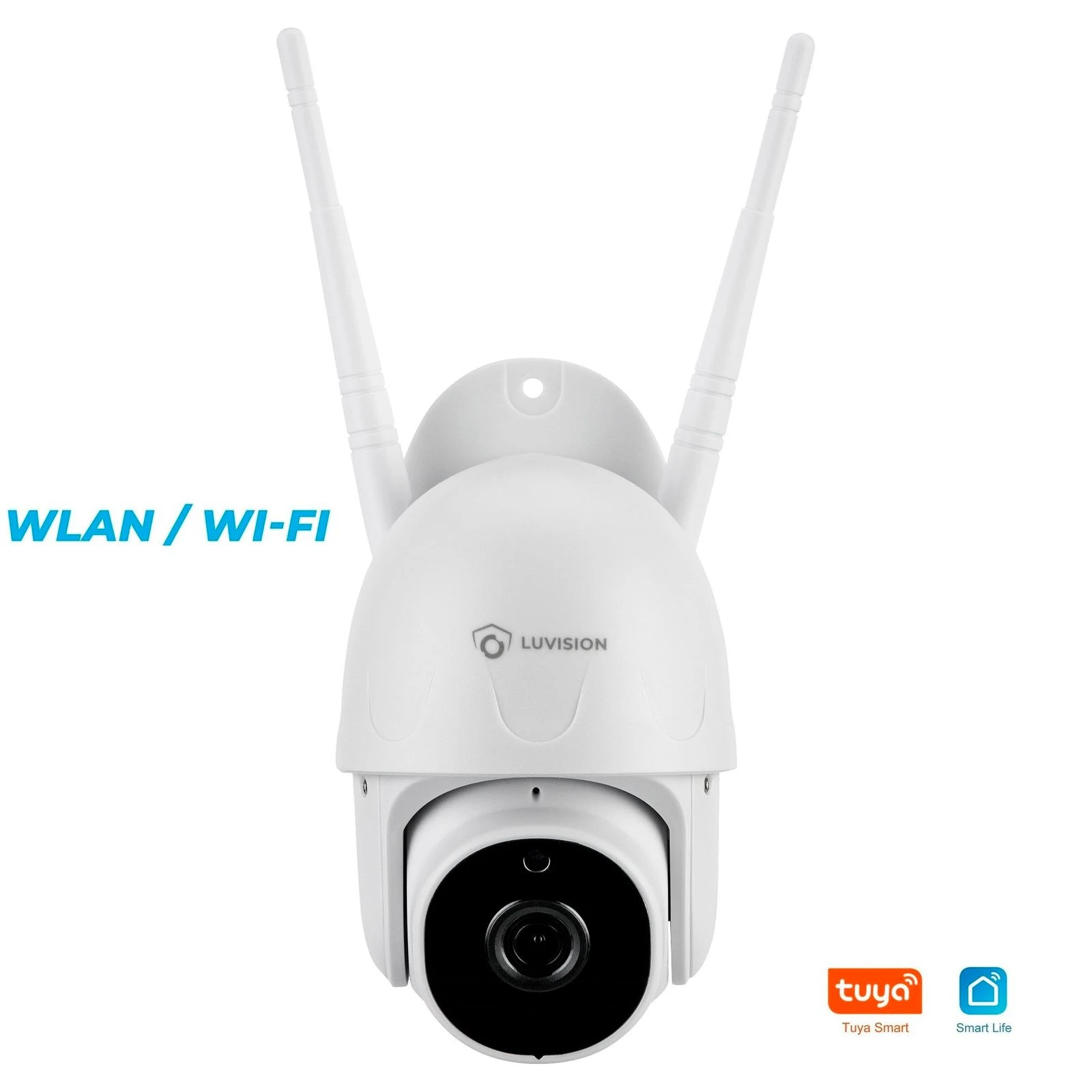 LUVISION WLAN Auto Tracking PTZ Drehbare Überwachungskamera Zoom Mit Automatische Bewegungsverfolgung Tuya App Versteckte Nachtsicht